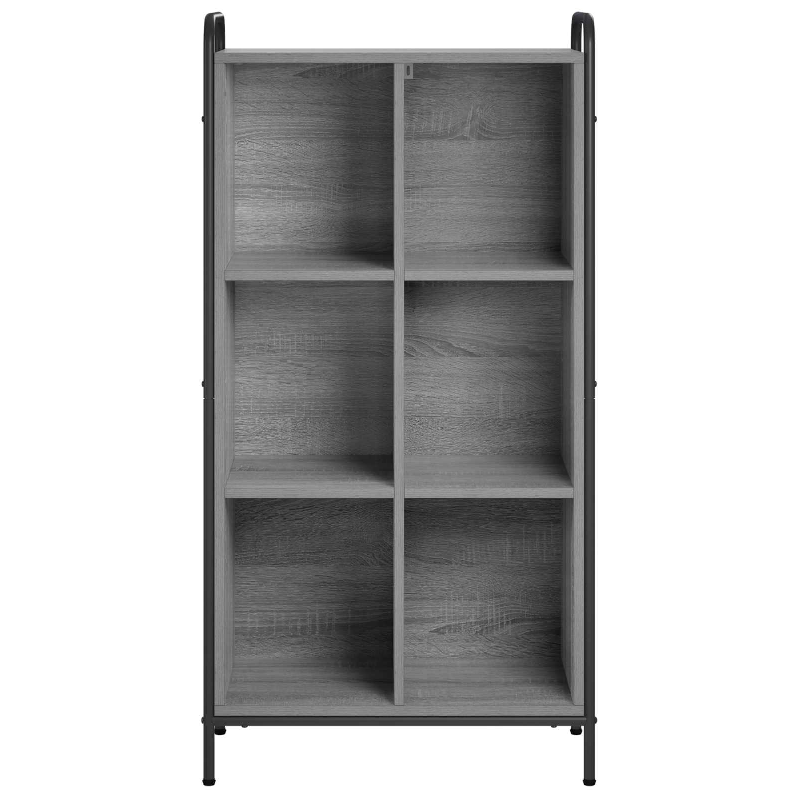 Knjigovni omar 57 x 33 x 111 cm Inženirski les Siva Sonoma