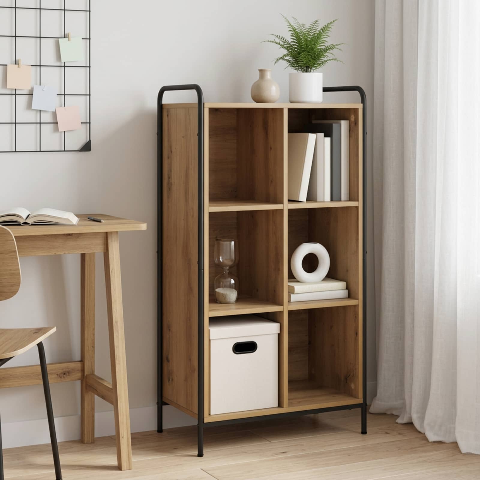 Knjigovni omar 57 x 33 x 111 cm Inženirski les Artisan hrast