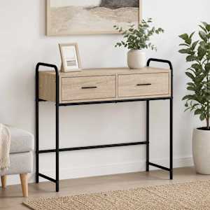 Konzolový stolek Dub sonoma 90 x 33 x 80,5 cm Kompozitní dřevo
