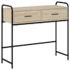 vidaXL Konsoollaud Sonoma tamm 90 x 33 x 80,5 cm Tehispuit