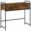vidaXL Konsoollaud Suitsutatud tamm 90 x 33 x 80,5 cm Tehispuit