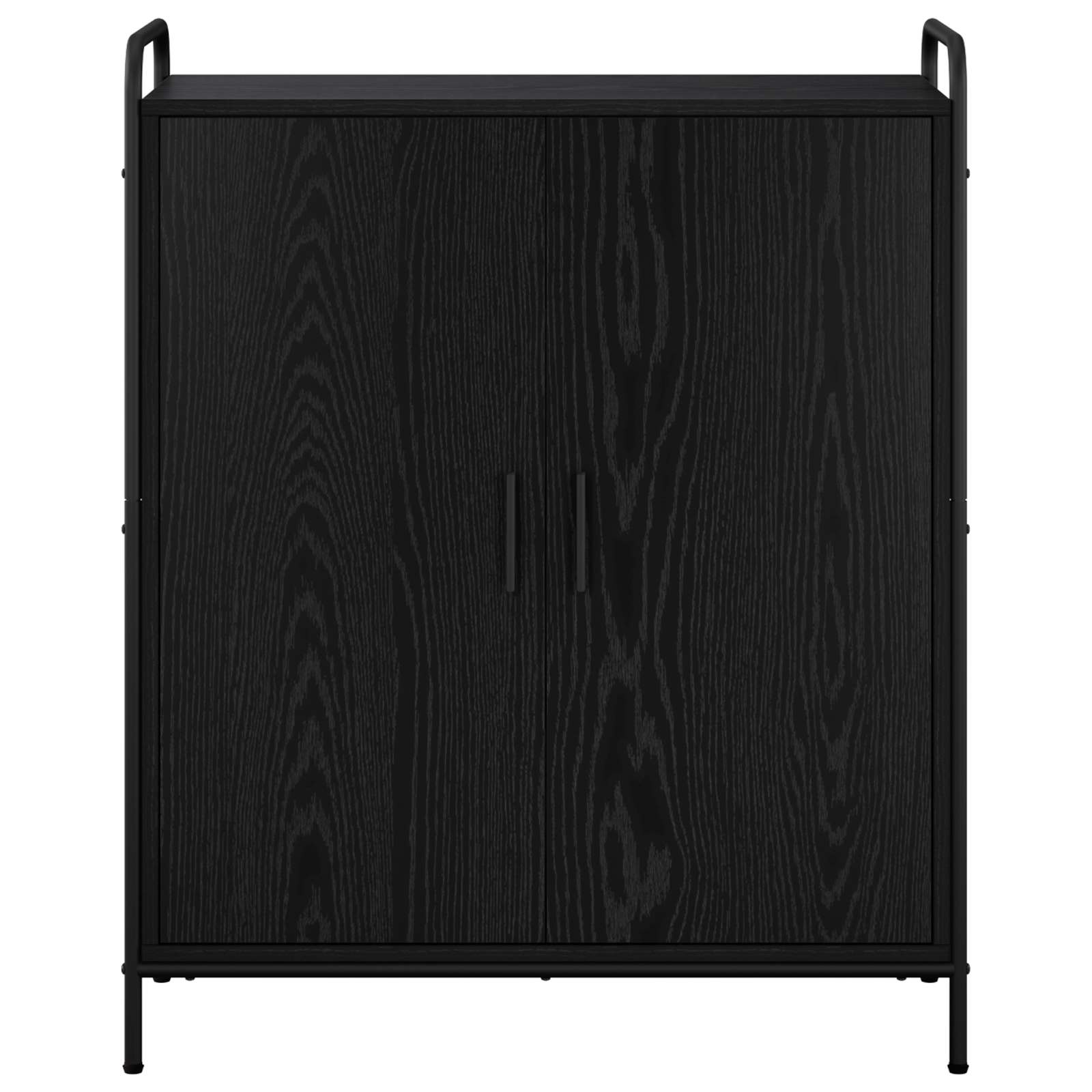 Omara za čevlje 76 x 36,5 x 93 cm Inženirski les Črni hrast