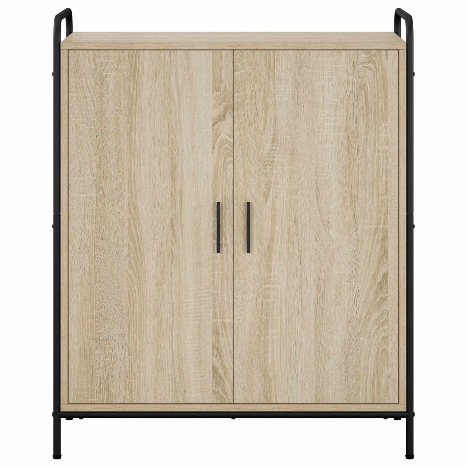 Omara za čevlje 76 x 36,5 x 93 cm Inženirski les Sonoma hrast