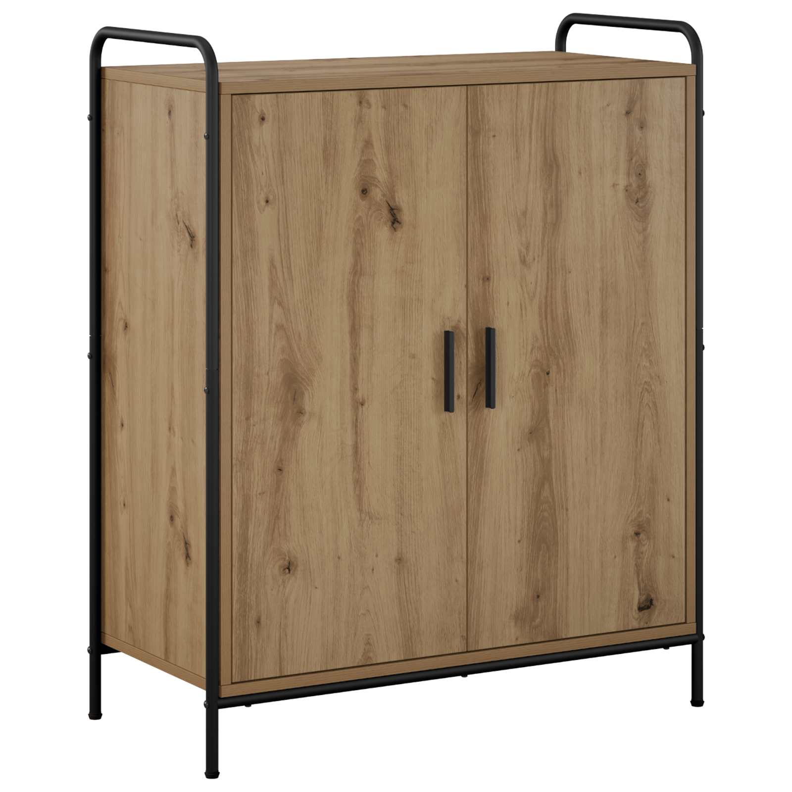 Omara za čevlje 76 x 36,5 x 93 cm Inženirski les Artisan hrast
