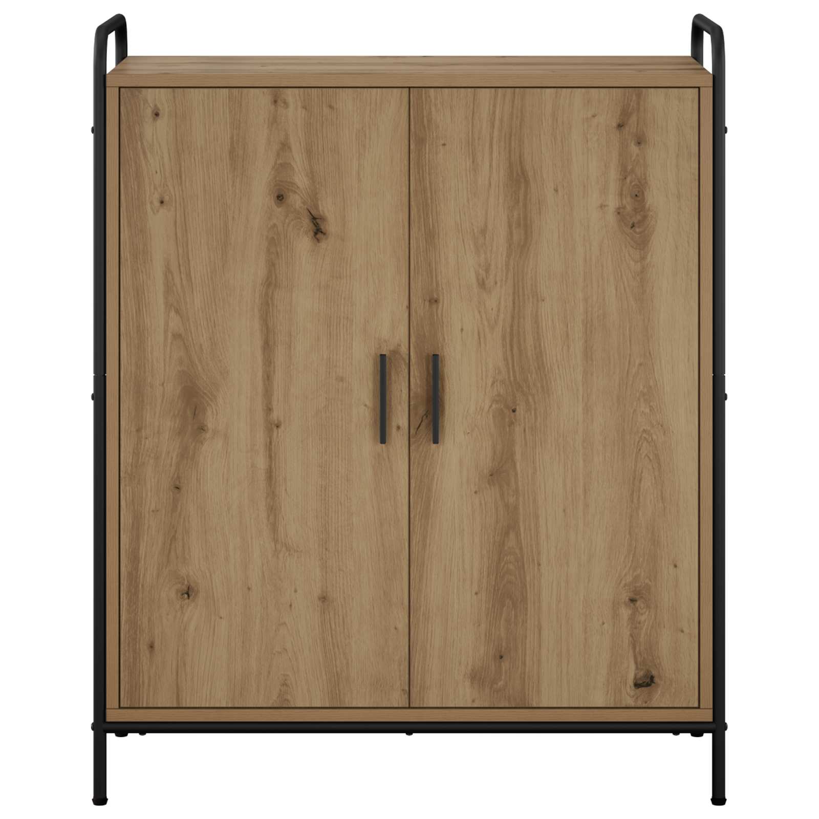 Omara za čevlje 76 x 36,5 x 93 cm Inženirski les Artisan hrast