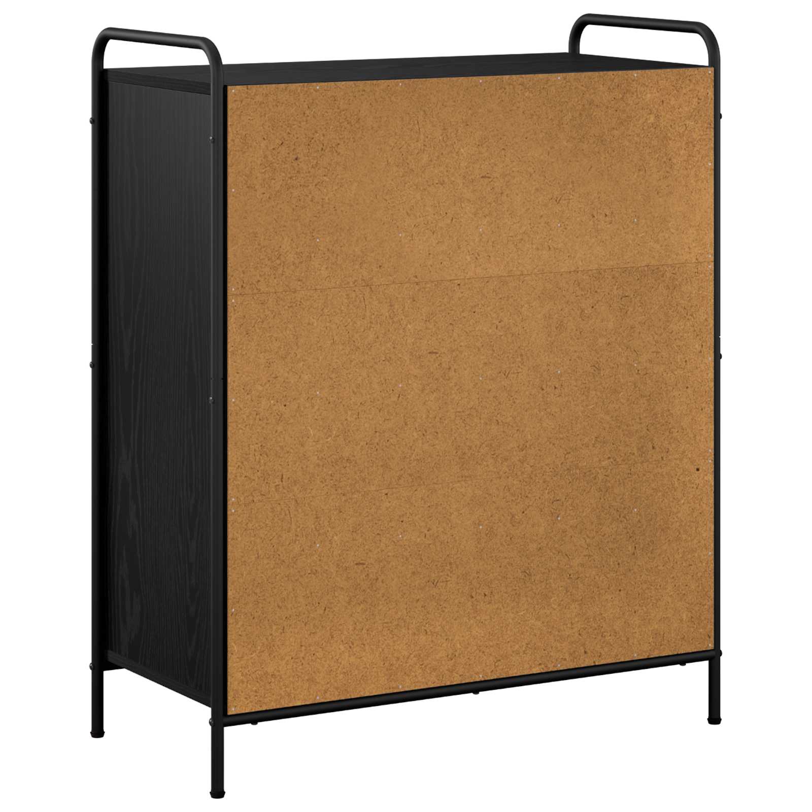 Omara za čevlje 76 x 36,5 x 93 cm Inženirski les Črni hrast