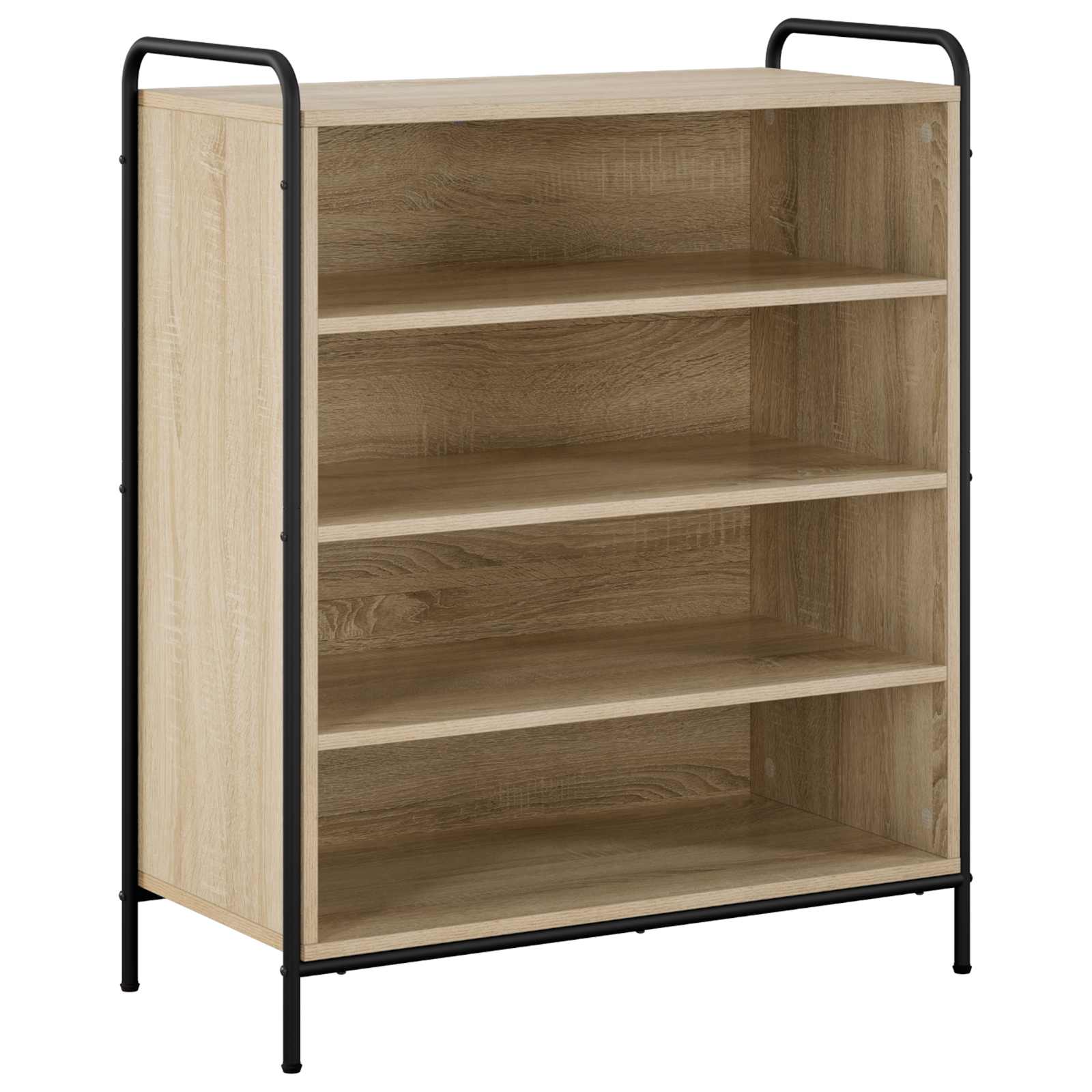Omara za čevlje 76 x 36,5 x 93 cm Inženirski les Sonoma hrast