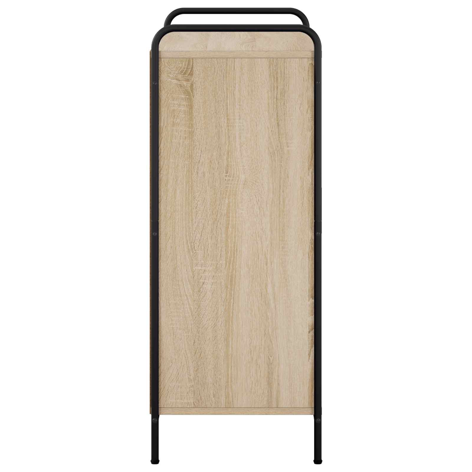 Omara za čevlje 76 x 36,5 x 93 cm Inženirski les Sonoma hrast