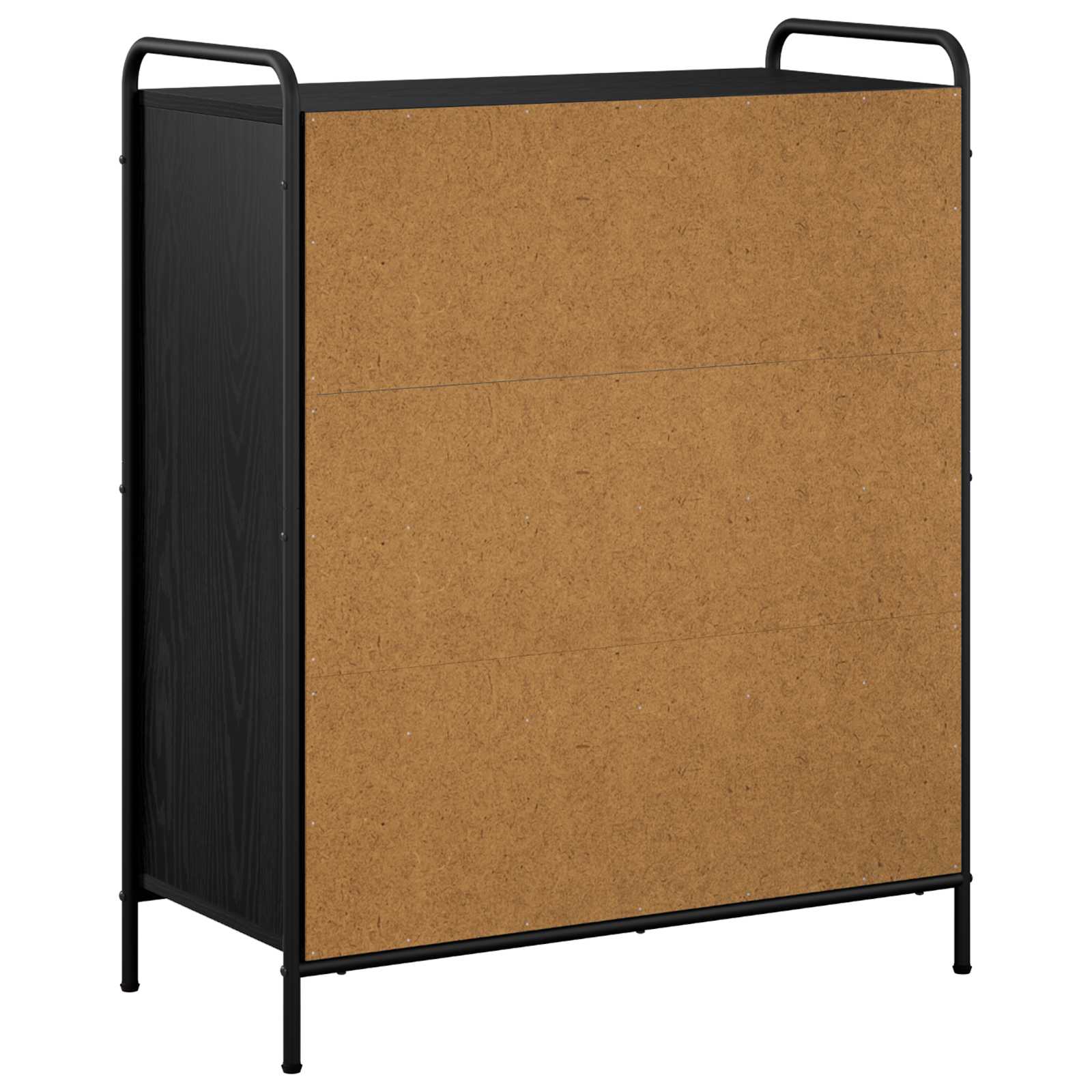 Omara za čevlje 76 x 36,5 x 93 cm Inženirski les Črni hrast