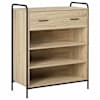 vidaXL Kinga kapp 76 x 36,5 x 93 cm Tehispuit Sonoma tamm