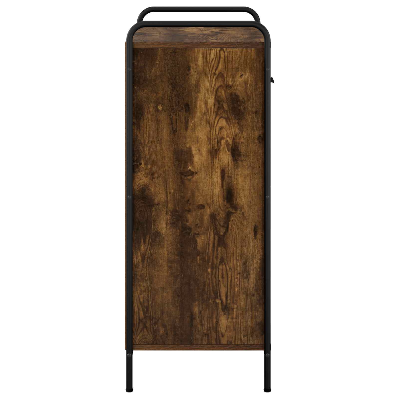 Omara za čevlje 76 x 36,5 x 93 cm Inženirski les Dimljen hrast