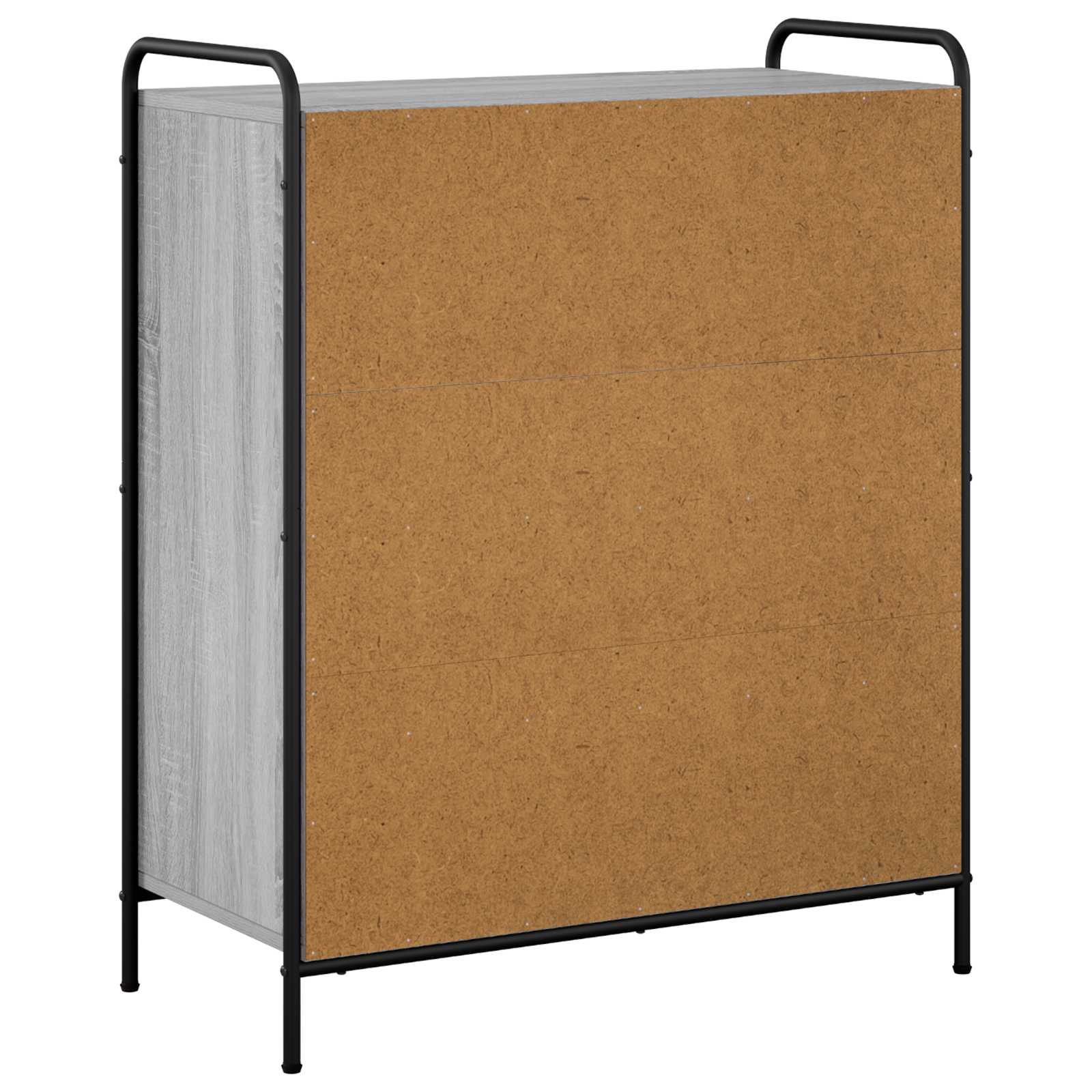 Omara za čevlje 76 x 36,5 x 93 cm Inženirski les Siva Sonoma