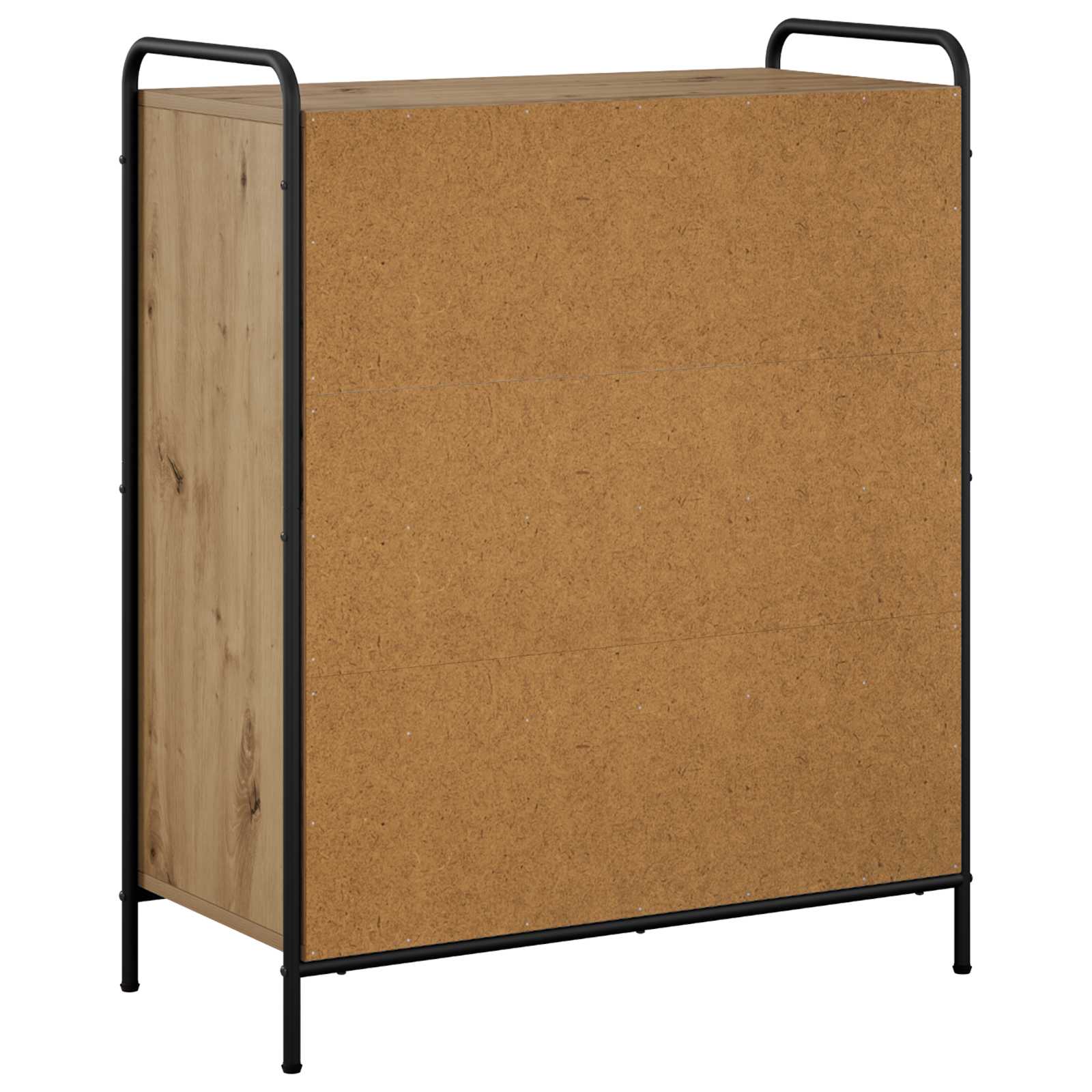 Omara za čevlje 76 x 36,5 x 93 cm Inženirski les Artisan hrast