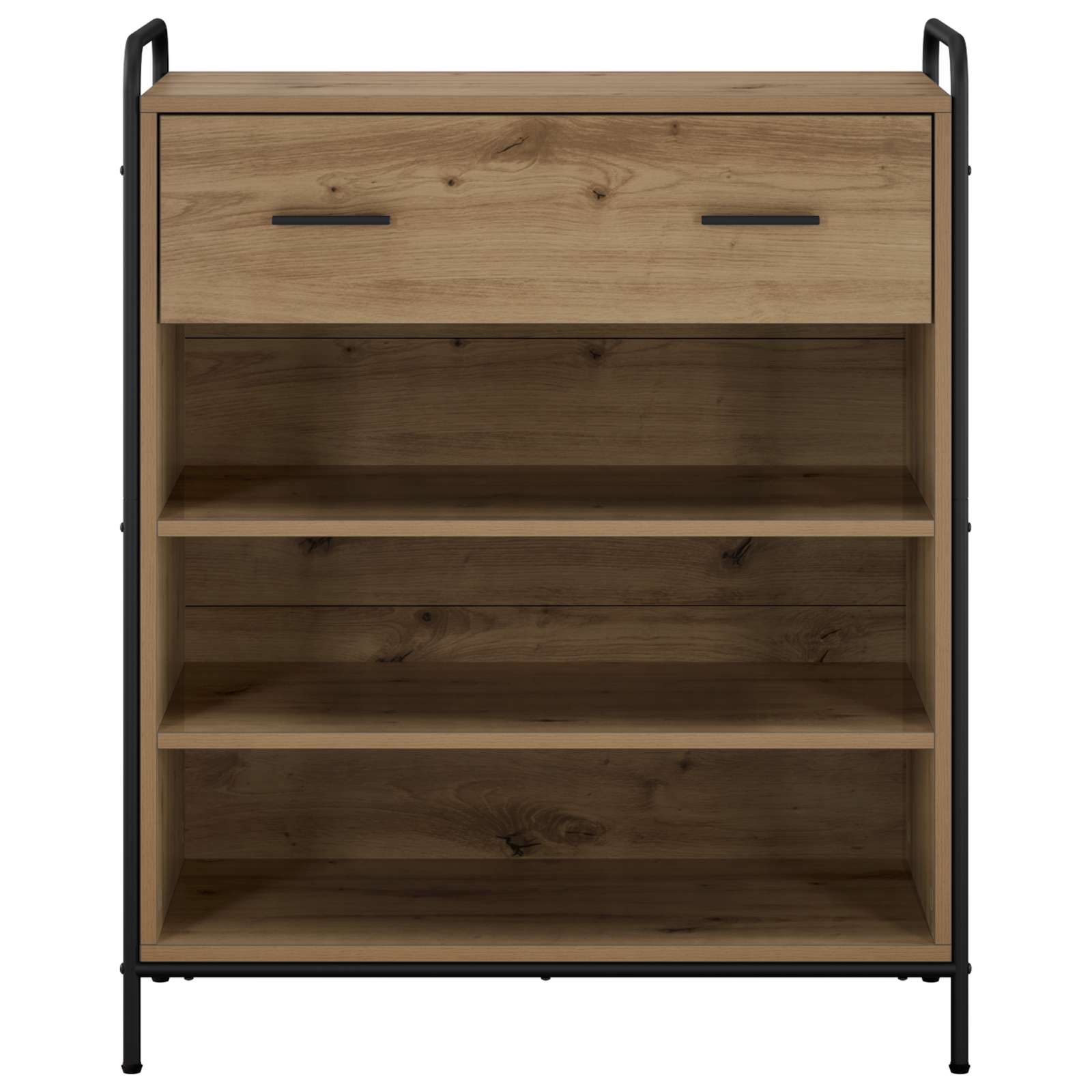 Omara za čevlje 76 x 36,5 x 93 cm Inženirski les Artisan hrast