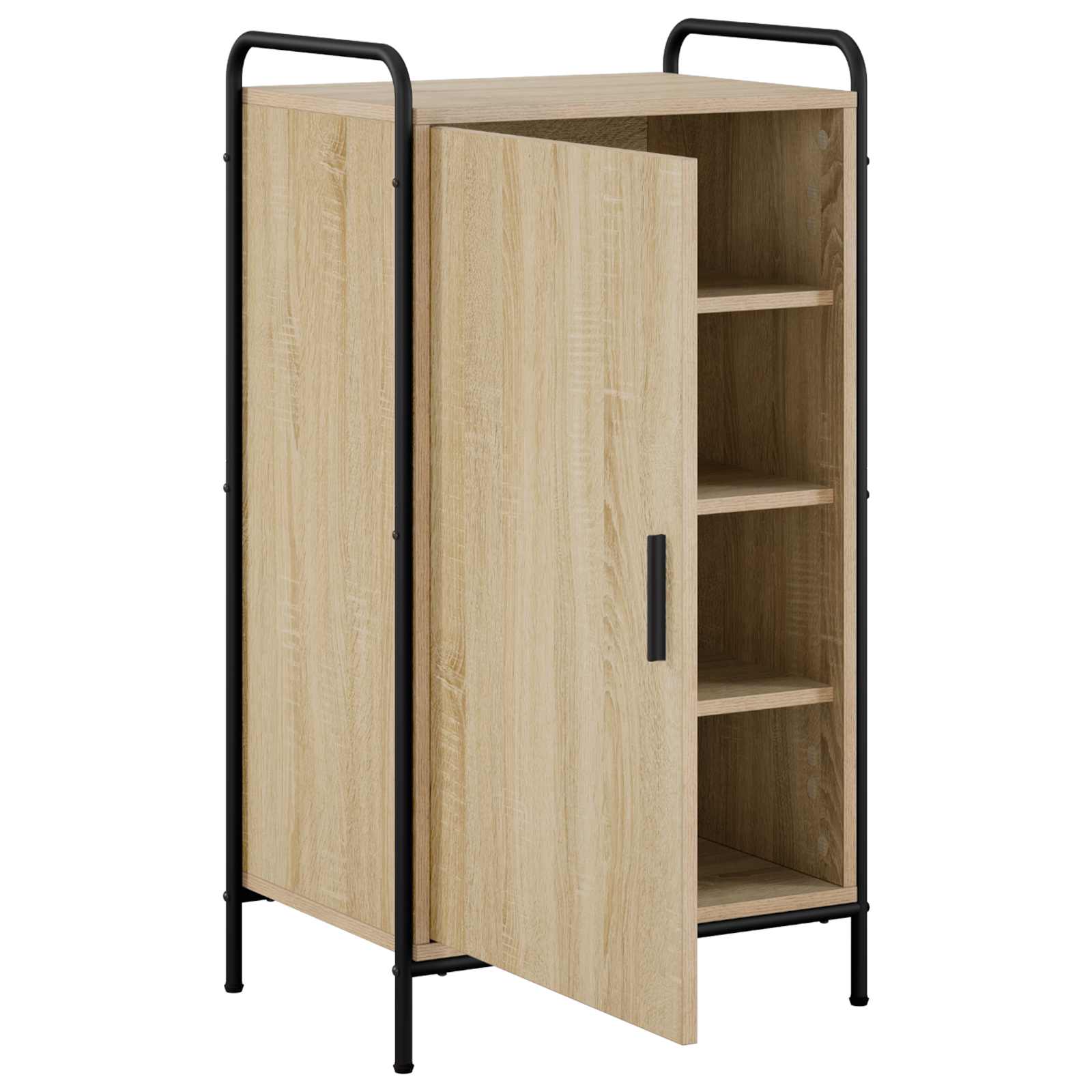 Omara za čevlje 51 x 36,5 x 93 cm Inženirski les Sonoma hrast