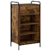vidaXL Kinga kapp 51 x 36,5 x 93 cm Tehispuit Suitsutatud tamm