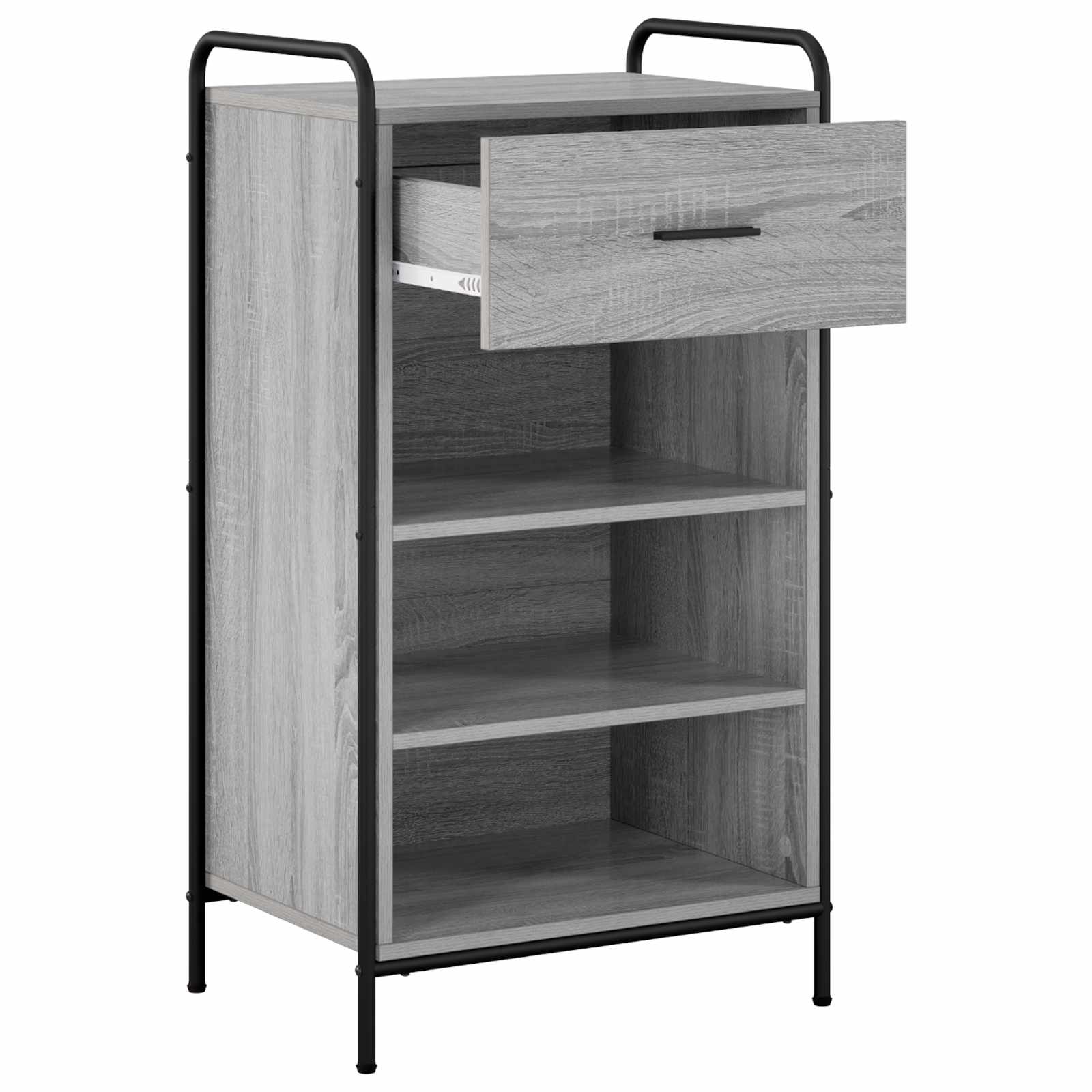 Omara za čevlje 51 x 36,5 x 93 cm Inženirski les Siva Sonoma