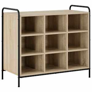 vidaXL Kinga kapp 85 x 39,5 x 75 cm Tehispuit Sonoma tamm
