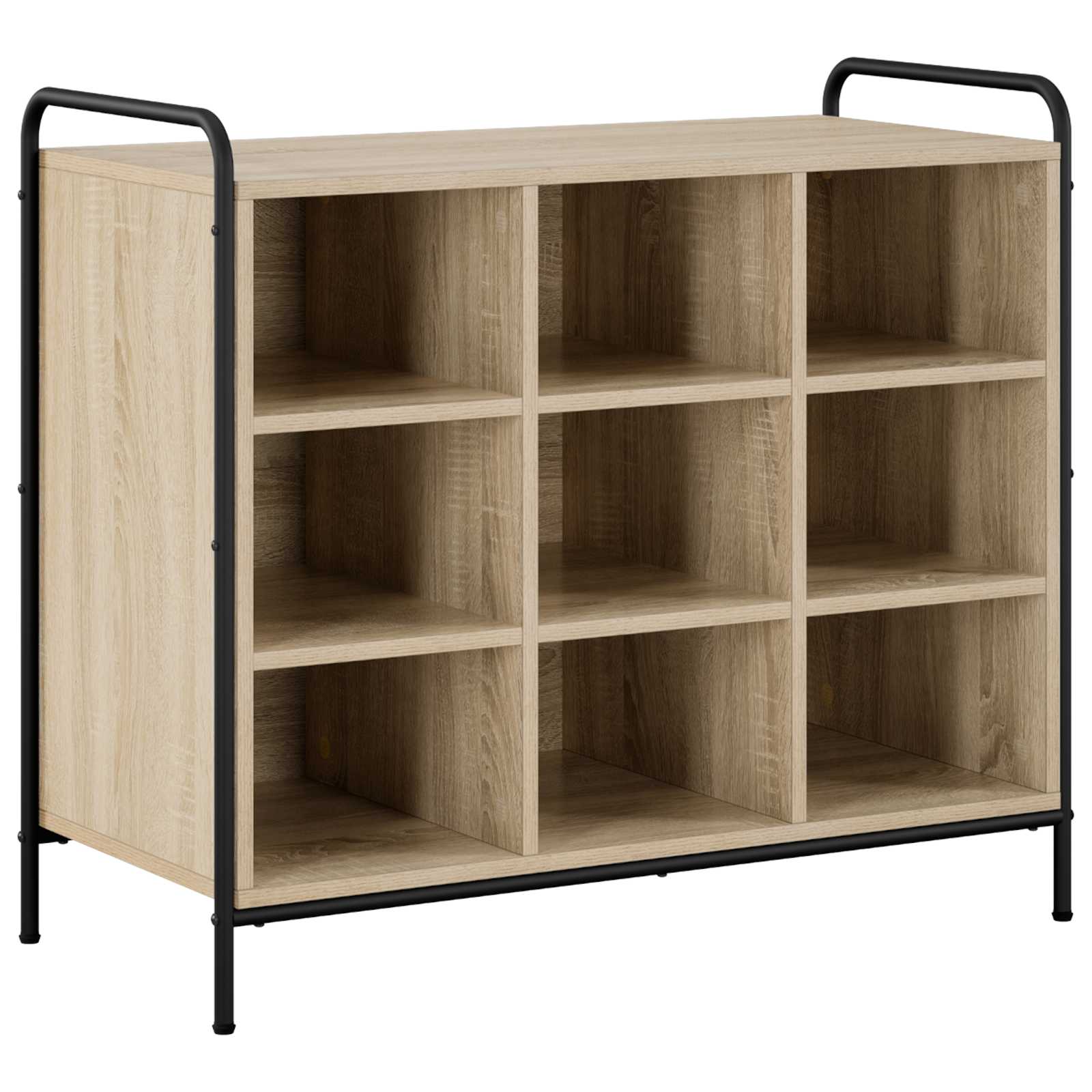 vidaXL Skriňa na topánky 85 x 39,5 x 75 cm Kompozitné drevo Dub sonoma