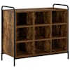 vidaXL Kinga kapp 85 x 39,5 x 75 cm Tehispuit Suitsutatud tamm