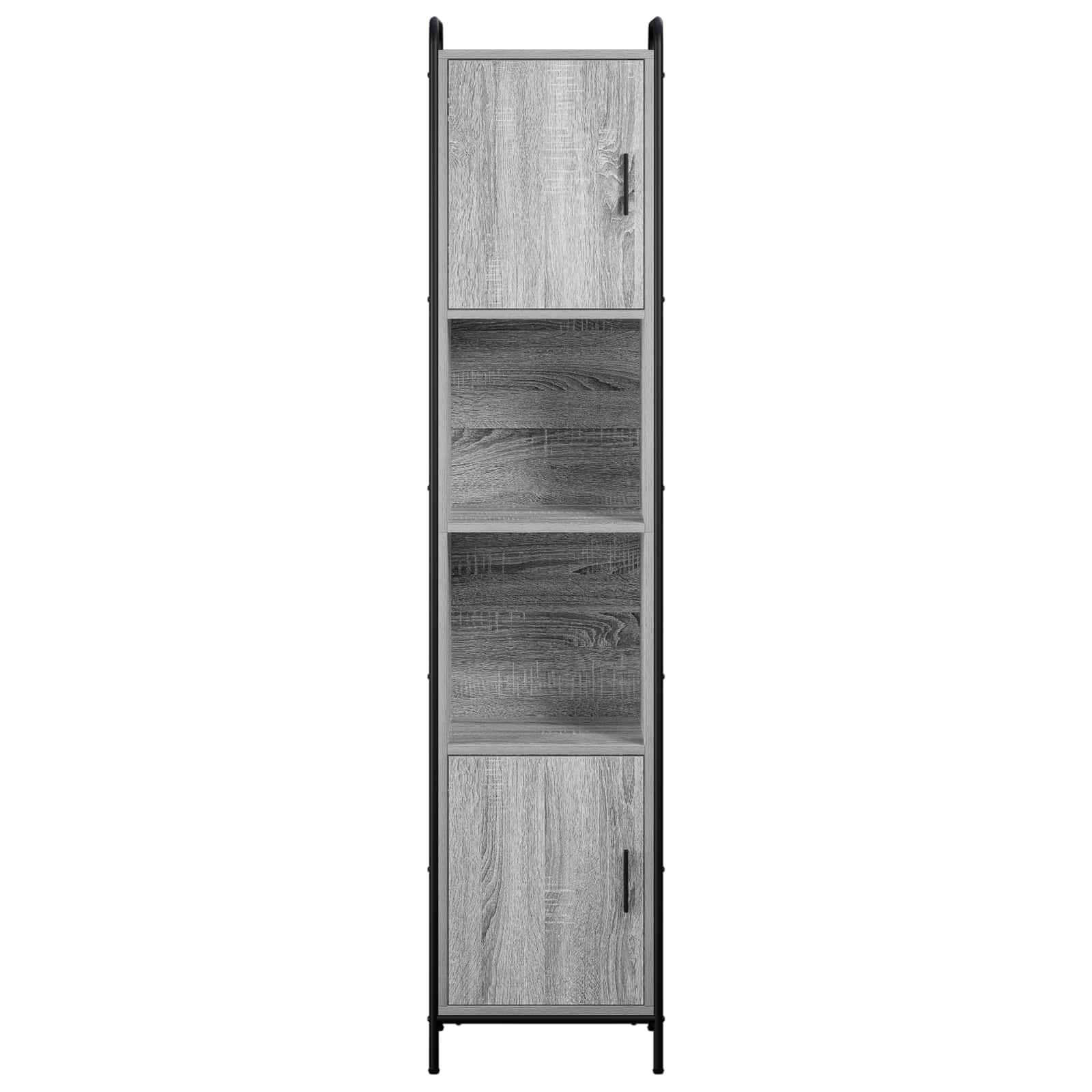 Kopalniška omarica Siva Sonoma 46 x 36 x 181 cm Inženirski les
