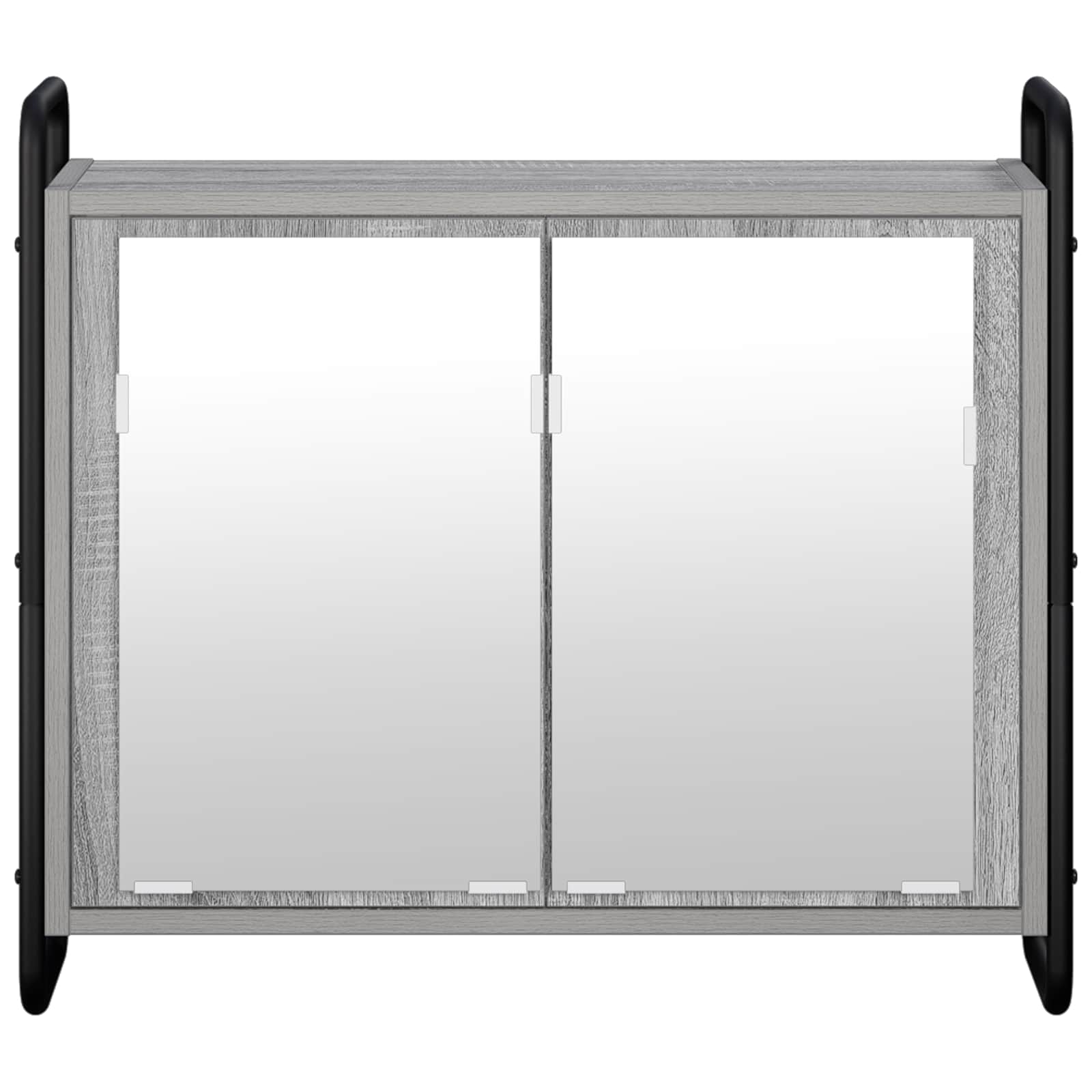Viseca kopalniška omarica Siva Sonoma 64 x 20 x 56,5 cm