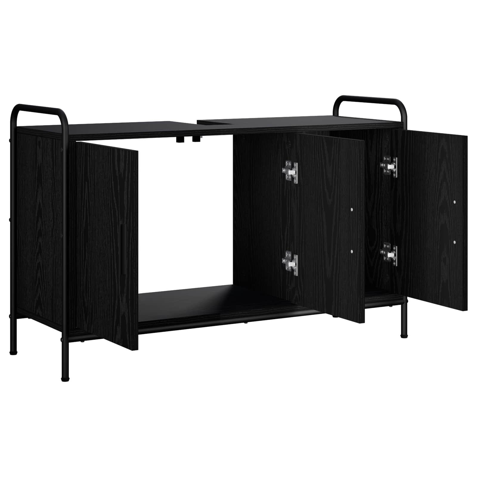 Kopalniška omarica Črni hrast 95 x 34 x 61 cm Inženirski les
