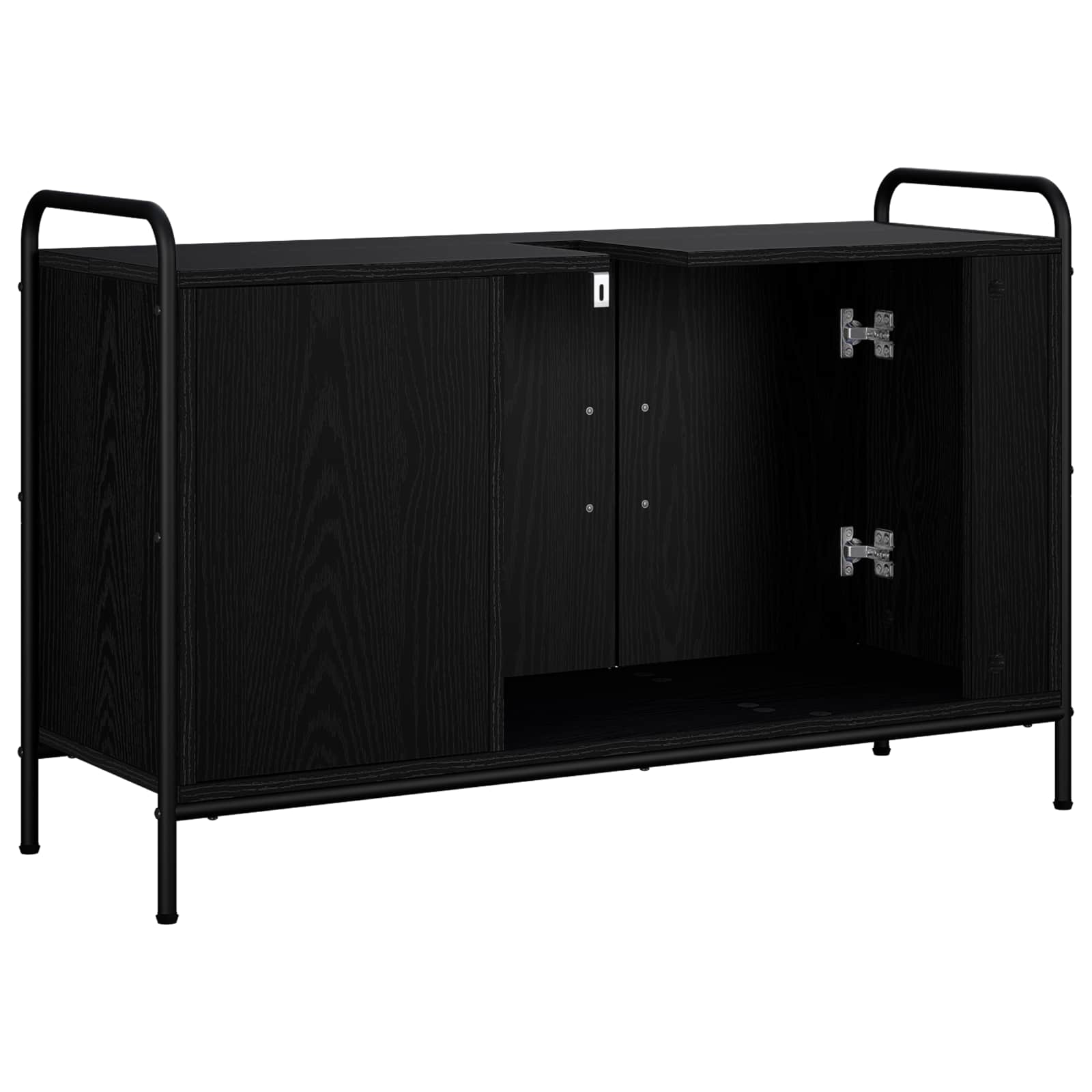Kopalniška omarica Črni hrast 95 x 34 x 61 cm Inženirski les