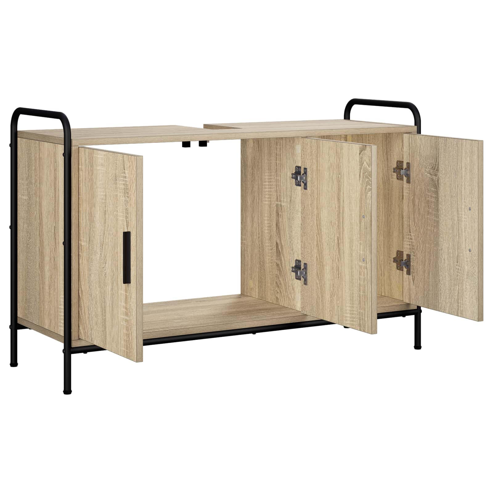 Kopalniška omarica Sonoma hrast 95 x 34 x 61 cm Inženirski les