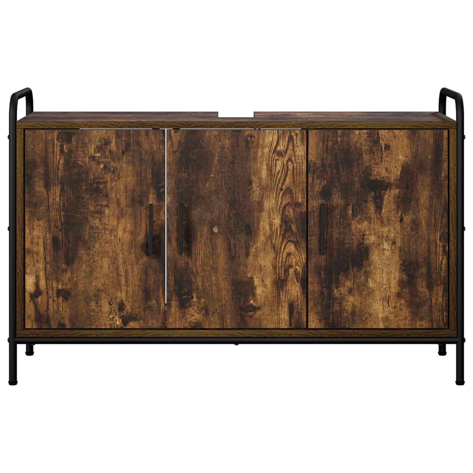 Kopalniška omarica Dimljen hrast 95 x 34 x 61 cm Inženirski les