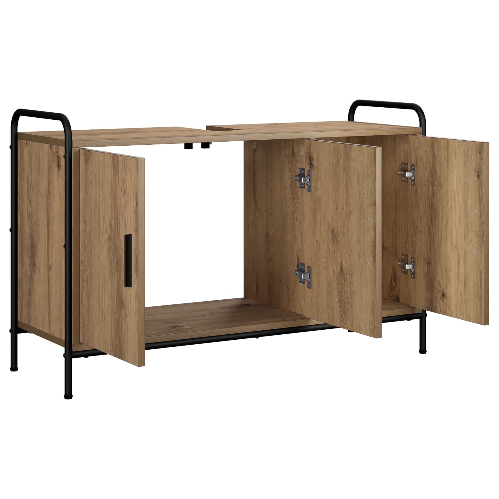 Kopalniška omarica Artisan hrast 95 x 34 x 61 cm Inženirski les