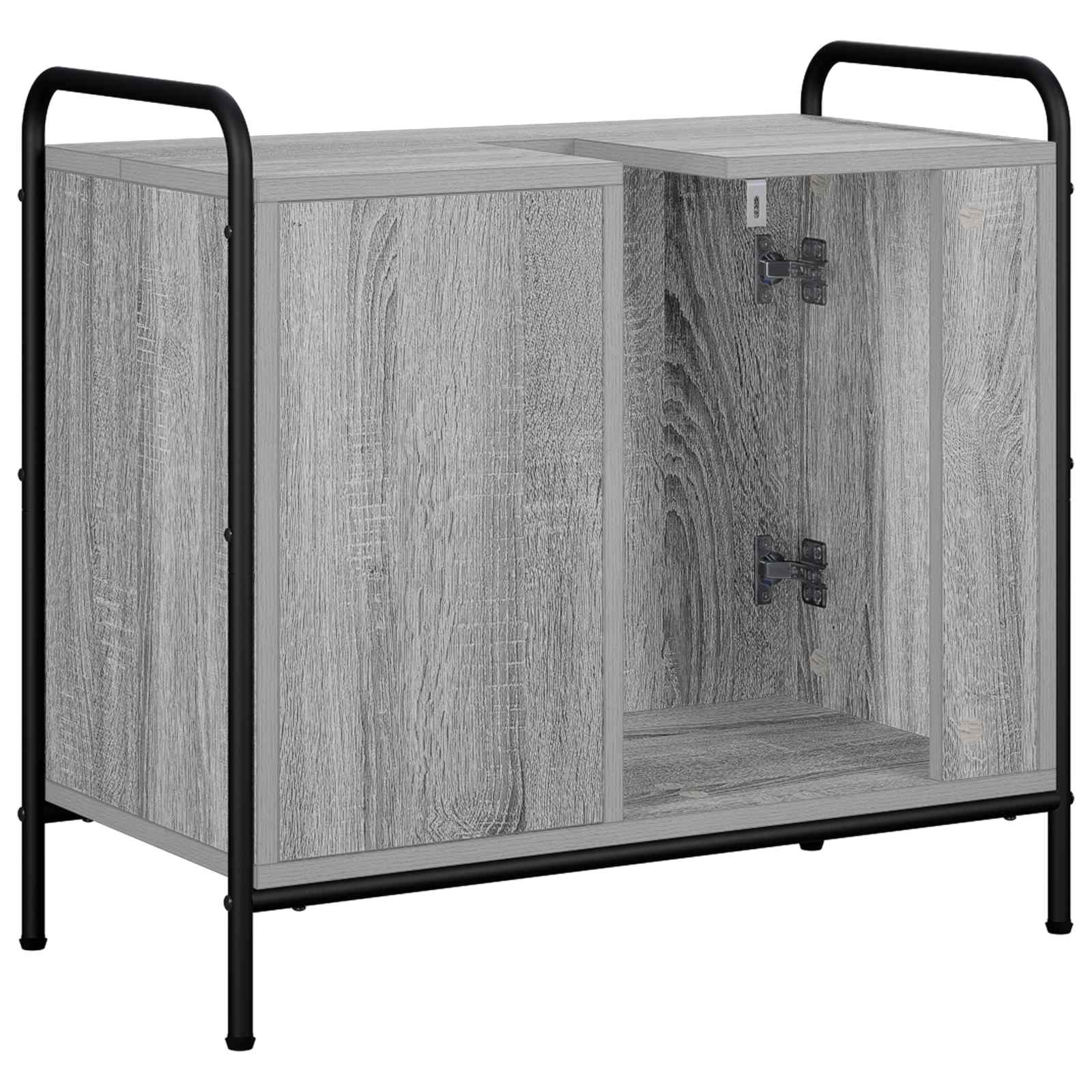 Kopalniška omarica Siva Sonoma 65,5 x 34 x 61 cm Inženirski les
