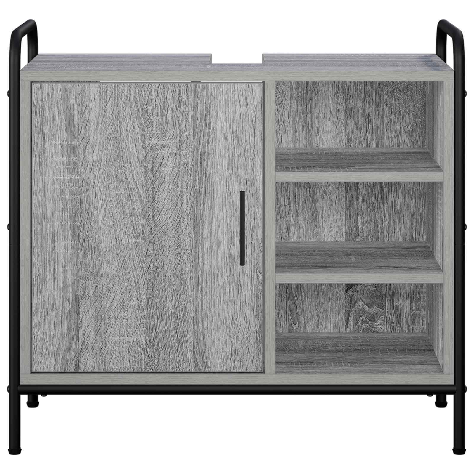 Kopalniška omarica Siva Sonoma 65,5 x 34 x 61 cm Inženirski les