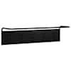 vidaXL Riidepuu 100 x 30 x 25 cm Must tamm Tehispuit