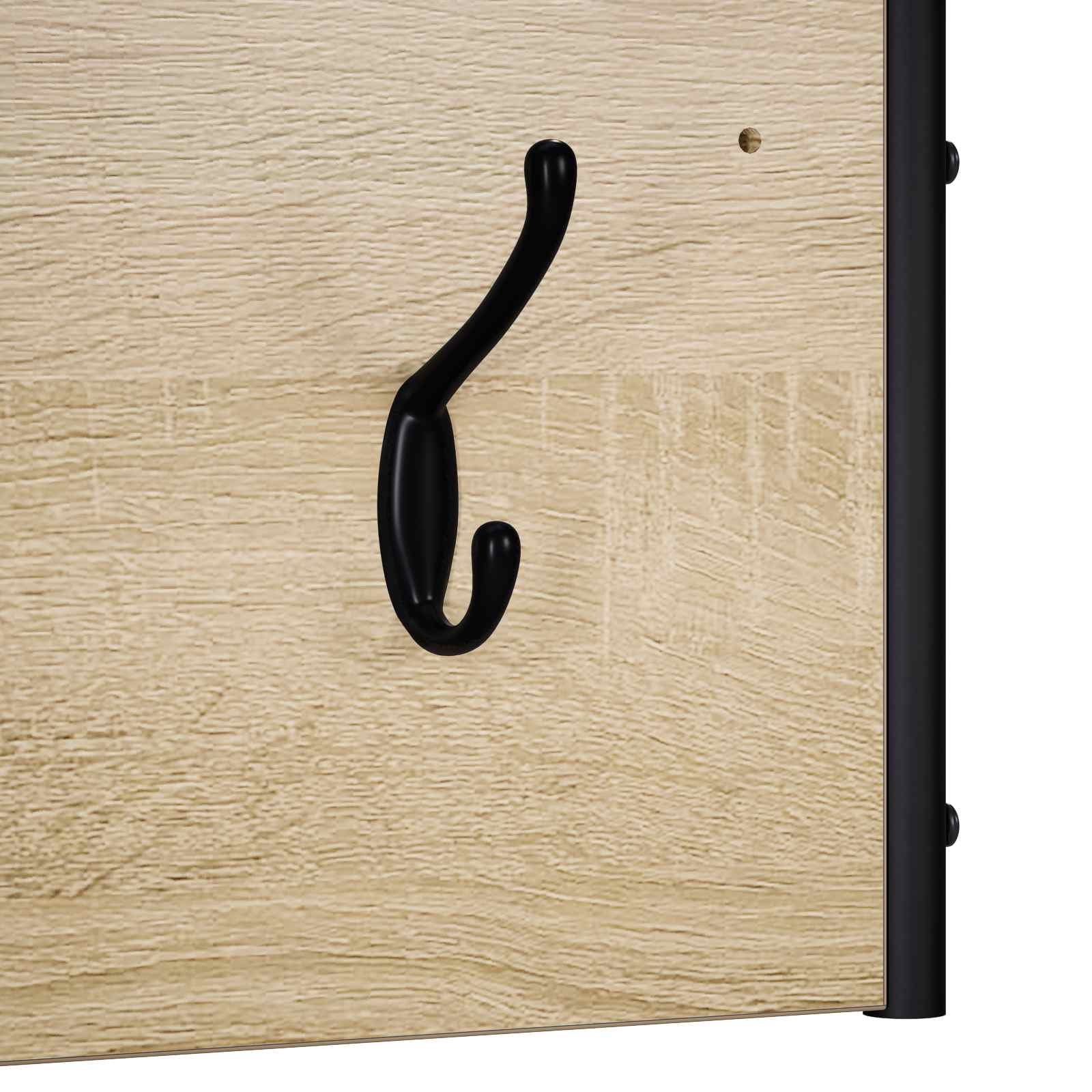Kapstok Sonoma Eiken 100 x 30 x 25 cm Bewerkt hout image 5