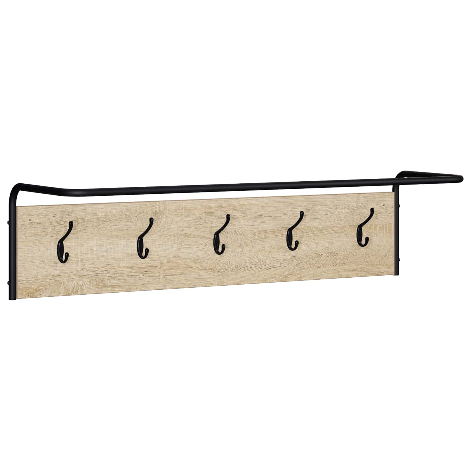 Kapstok Sonoma Eiken 100 x 30 x 25 cm Bewerkt hout image 2