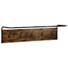 vidaXL Riidepuu 100 x 30 x 25 cm Suitsutatud tamm Tehispuit