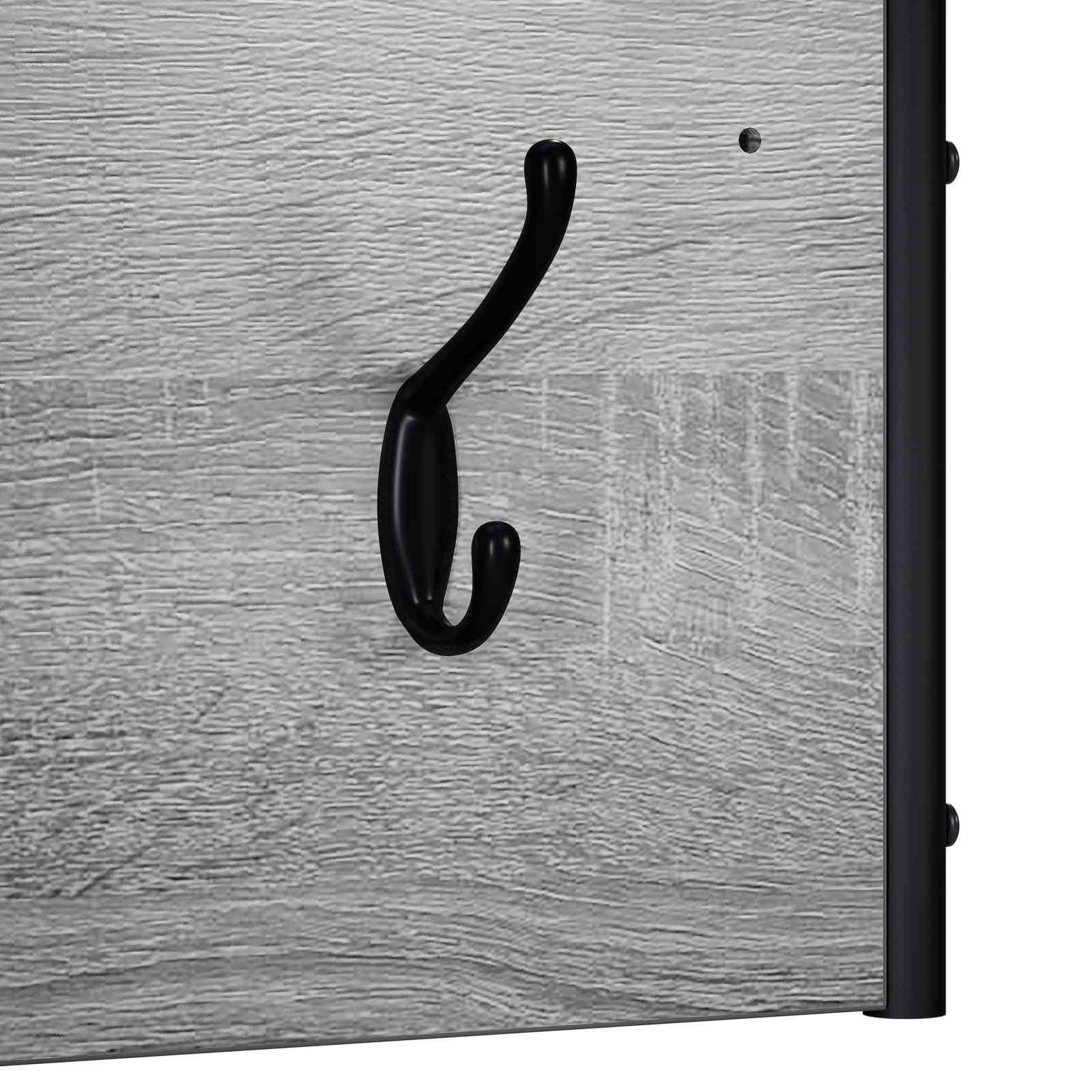 Kapstok Grijs Sonoma 100 x 30 x 25 cm Bewerkt hout image 5