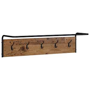 vidaXL Riidepuu Vana puit 100 x 30 x 25 cm Tehispuit