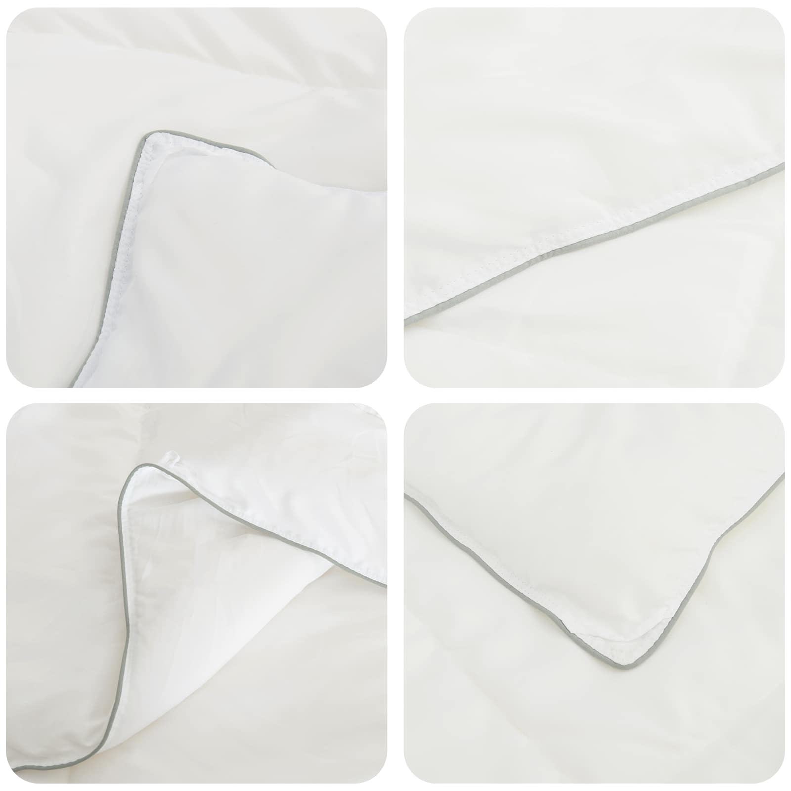 Dekbed TRIER 135x220 cm Zomer 140 GSM 100% Australische Wol Wit image 7