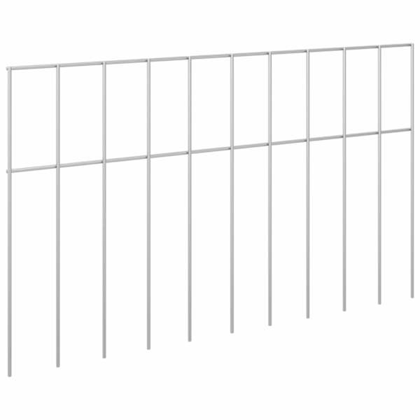 vidaXL Aiapaneel 48 tk 50 x 30 cm Tsingitud teras H&otilde;bedane