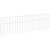 vidaXL Aiapaneel 12 tk 100 x 30 cm Tsingitud teras H&otilde;bedane