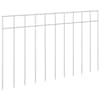 vidaXL Aiapaneel 12 tk 50 x 30 cm Tsingitud teras H&otilde;bedane