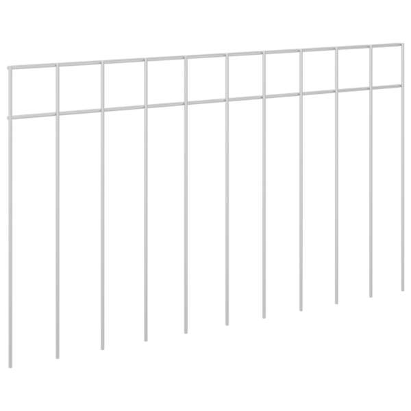 vidaXL Aiapaneel 24 tk 50 x 30 cm Tsingitud teras H&otilde;bedane