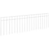 vidaXL Aiapaneel 12 tk 100 x 30 cm Tsingitud teras H&otilde;bedane