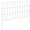 vidaXL Aia aed koos toega 48 tk 55 x 30 cm Tsingitud teras H&otilde;bedane