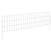vidaXL Aia aed koos toega 24 tk 115 x 30 cm Tsingitud teras H&otilde;bedane