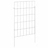 vidaXL Aia aed koos toega 12 tk 35 x 50 cm Tsingitud teras H&otilde;bedane