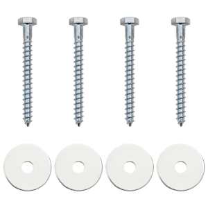 Zemní kotva 4 pcs Stříbrná Ø10 x 60 cm Pozinkovaný kov - obrázek 5