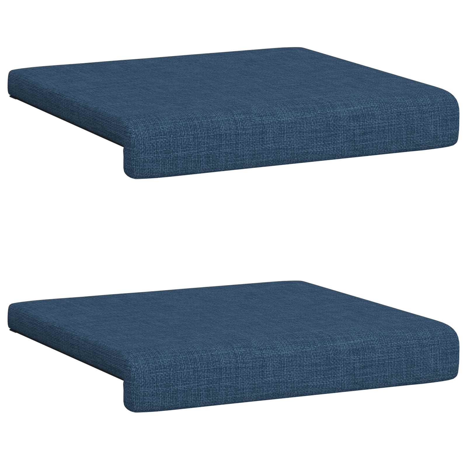 Bankkussen 2 pcs Stof Blauw Diepte 35 cm image 6